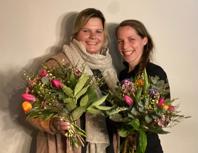 v.l. 1. Vorsitzende Wentje Wegner und 2. Vorsitzende Jennie Potratz AK Segeberg UFH