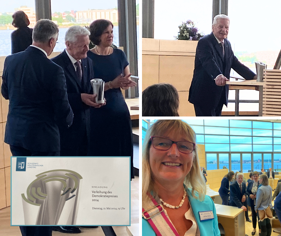 Verleihung Demokratiepreis 2024 UFH Schleswig-Holstein