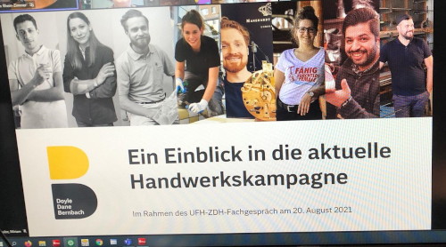orstellung der Imagekampagne "Handwerk"